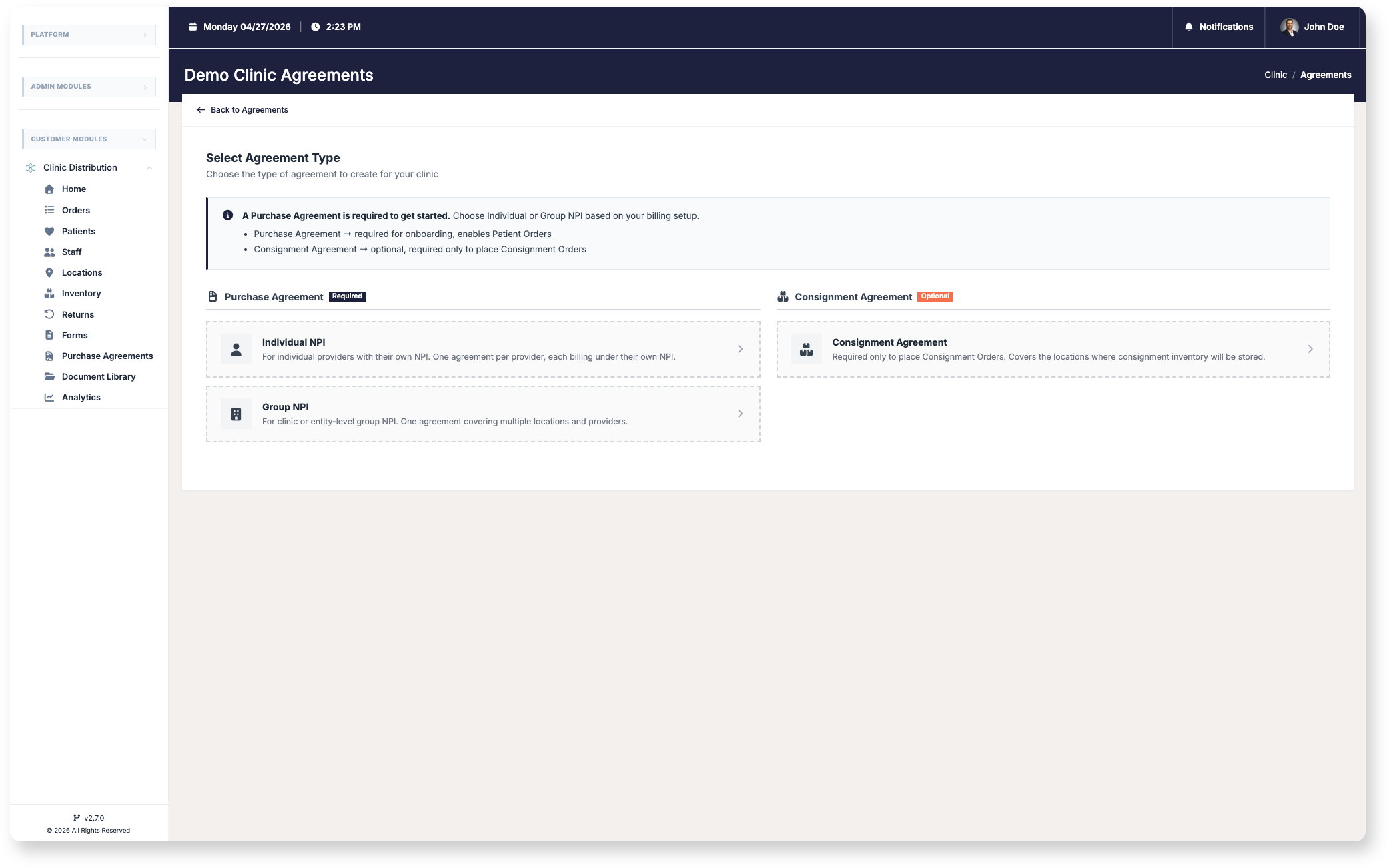 AtlasCD customer order view